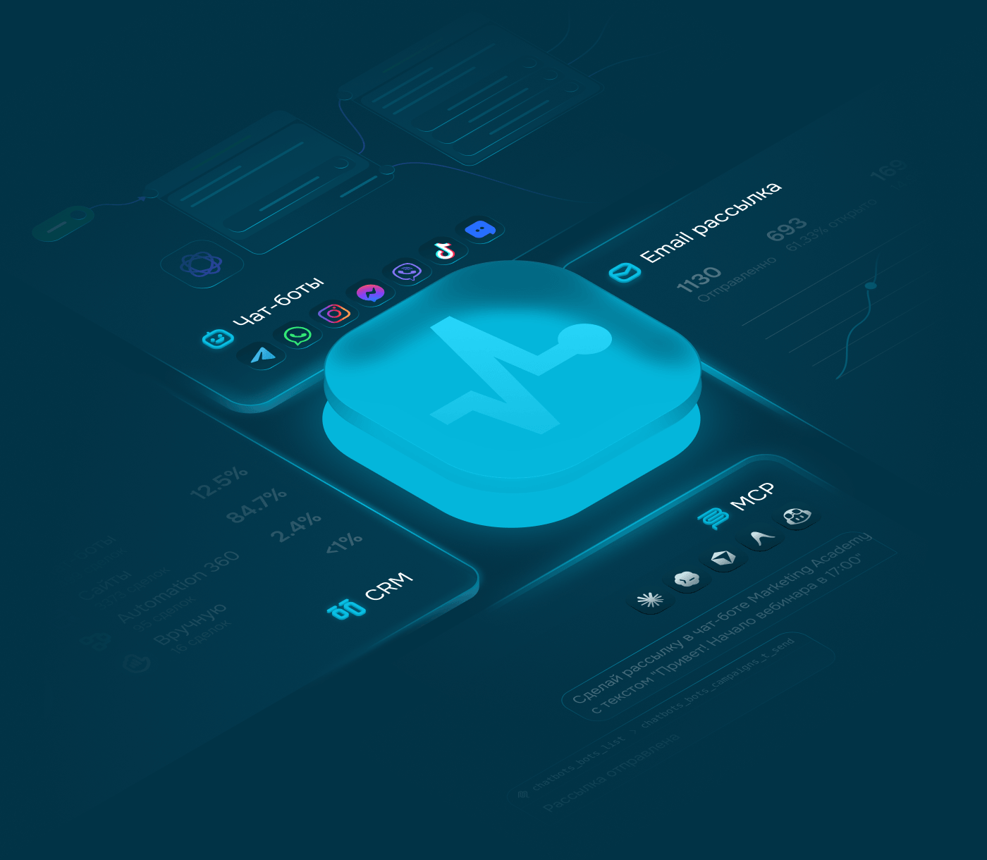 Платформа email-маркетинга и чат-ботов для бизнеса