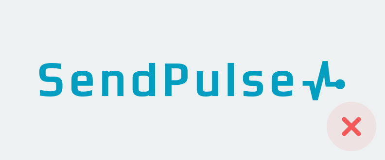 sendpulse incorrect logo