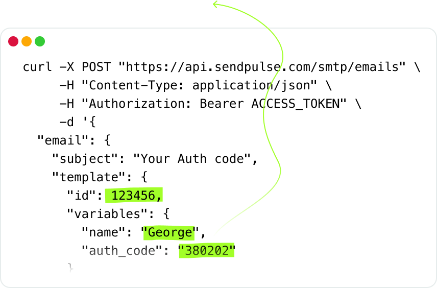 smtp templates